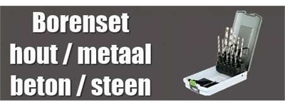 Borenset hout metaal beton