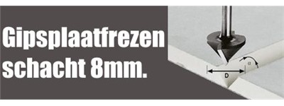 Gipsplaatfrezen HW