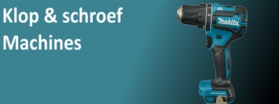klopboor en schroef machines