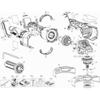 Dewalt Dcg414t1 Type 2 spare parts and technical drawings Kruis Powertools