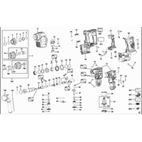 Dewalt Dch254 Type 1 Zeichnungen und Teile Kruis