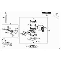 Dewalt Dcw600 Type 1 spare parts and technical drawings Kruis Powertools